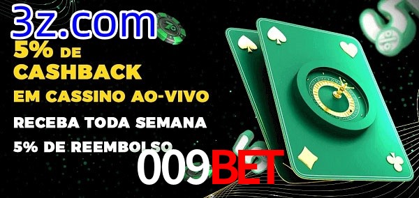 Promoções do cassino ao Vivo 009BET